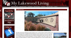 Desktop Screenshot of mylakewoodliving.com